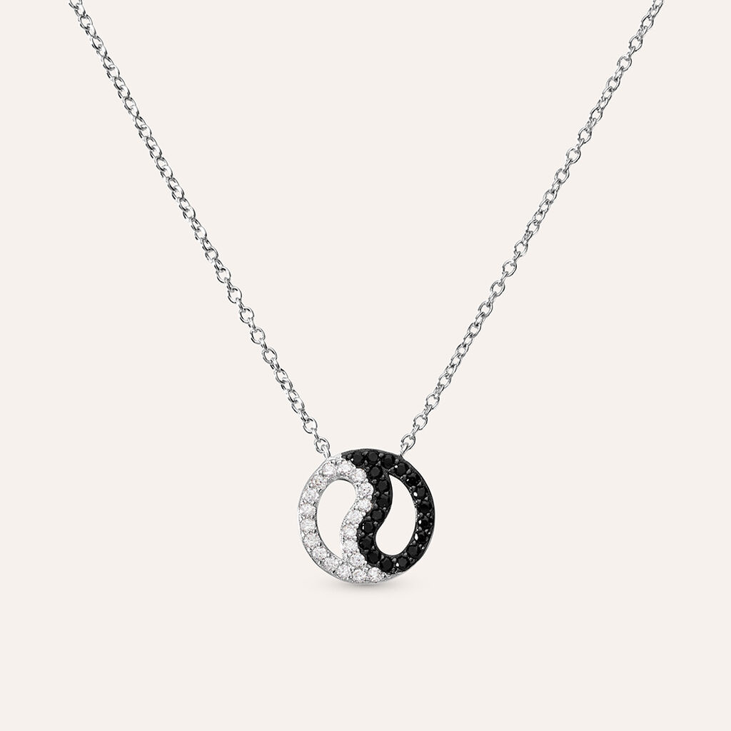 Collana Silver Shine Argento Rodiato Cubic Zirconia