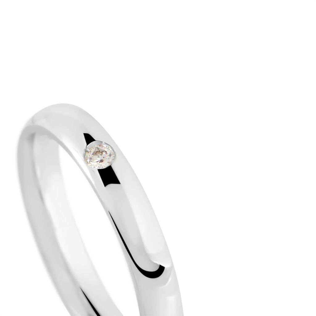 Collana con crocefisso in oro bianco con diamanti per 2,10ct