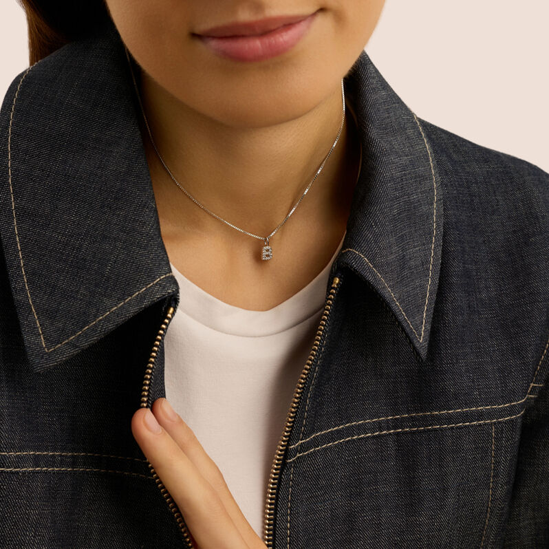 Pendente Love Beats Argento Rodiato Cubic Zirconia - Ciondoli Donna | Stroili