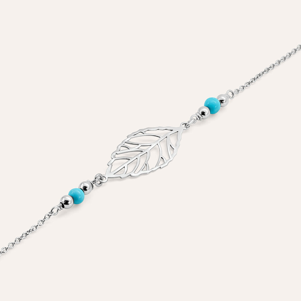 Bracciale Silver Collection Argento Rodiato Turchese - Bracciali Donna | Stroili