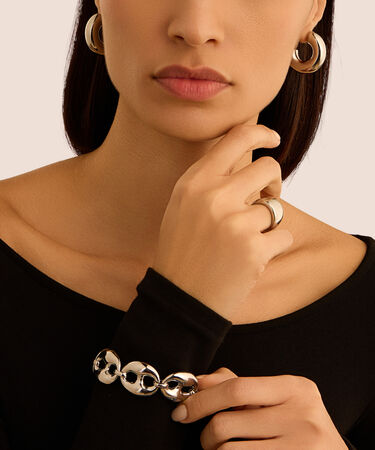 Anello Fascia Moonlight Acciaio