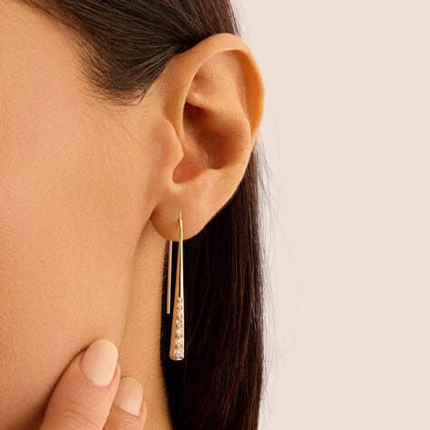 Orecchini Pendenti Golden Dreams Placcato Oro Giallo Cubic Zirconia - Orecchini Pendenti Donna | Stroili