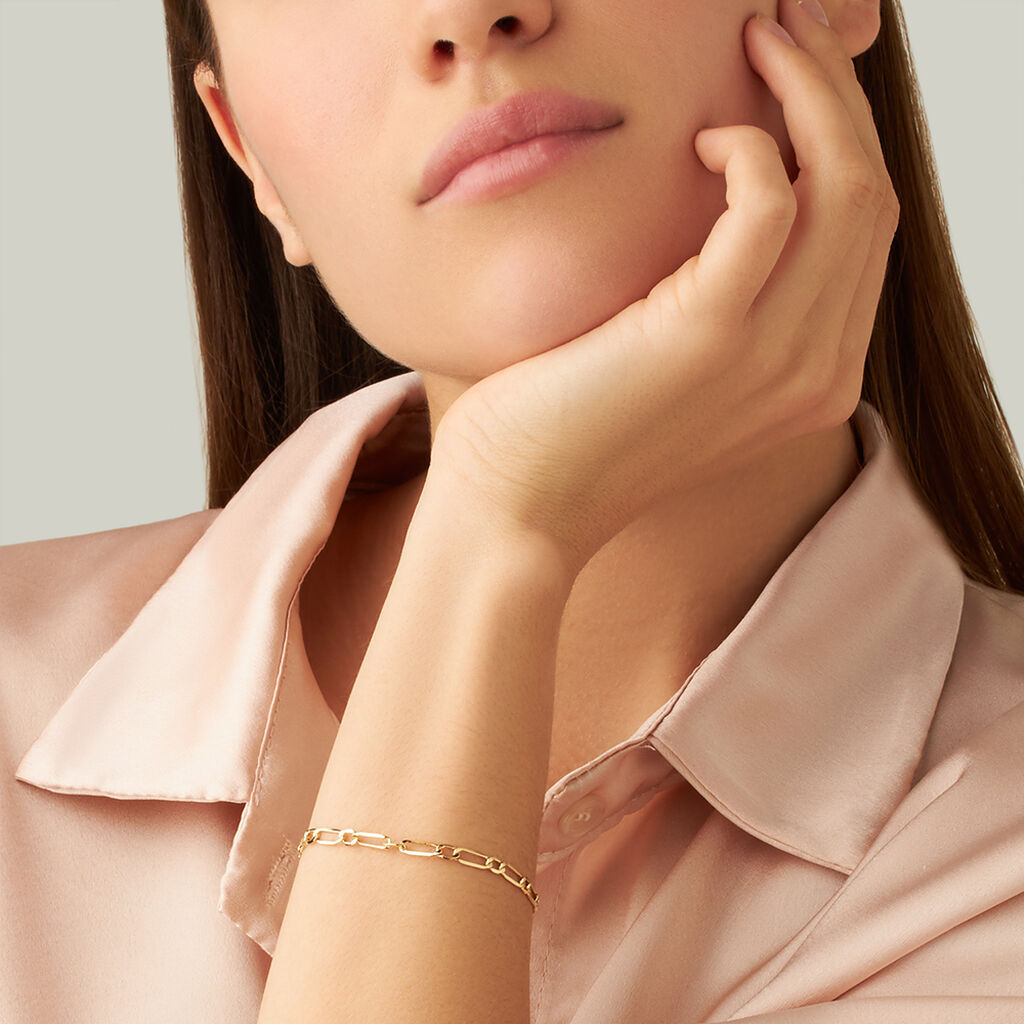 Bracciale Catena Colette Oro Giallo - Bracciali Unisex | Stroili