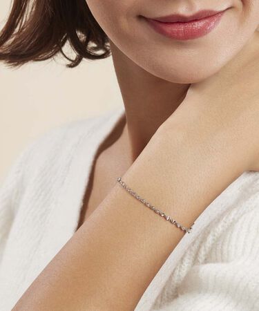 Bracciale Catena Silver Collection Argento Rodiato
