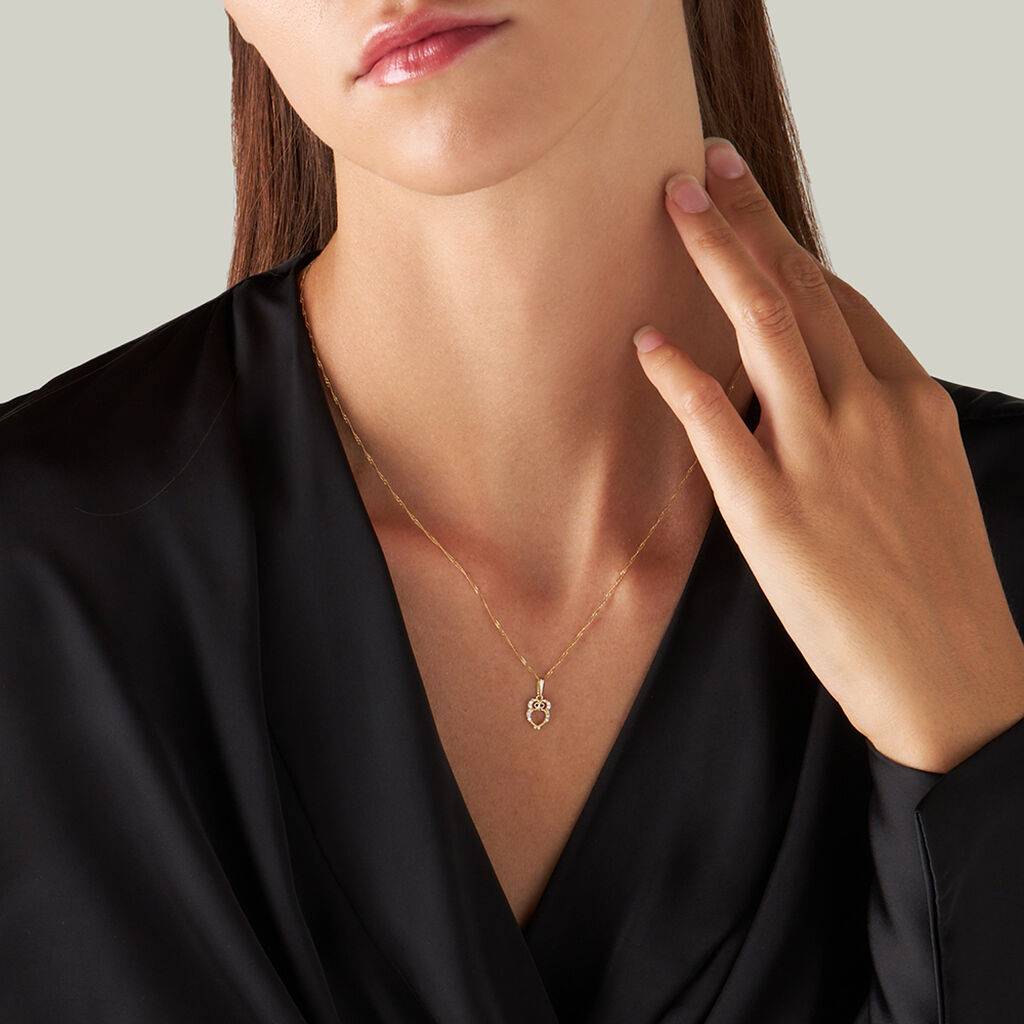 Pendente Poème Oro Giallo Cubic Zirconia - Ciondoli Donna | Stroili