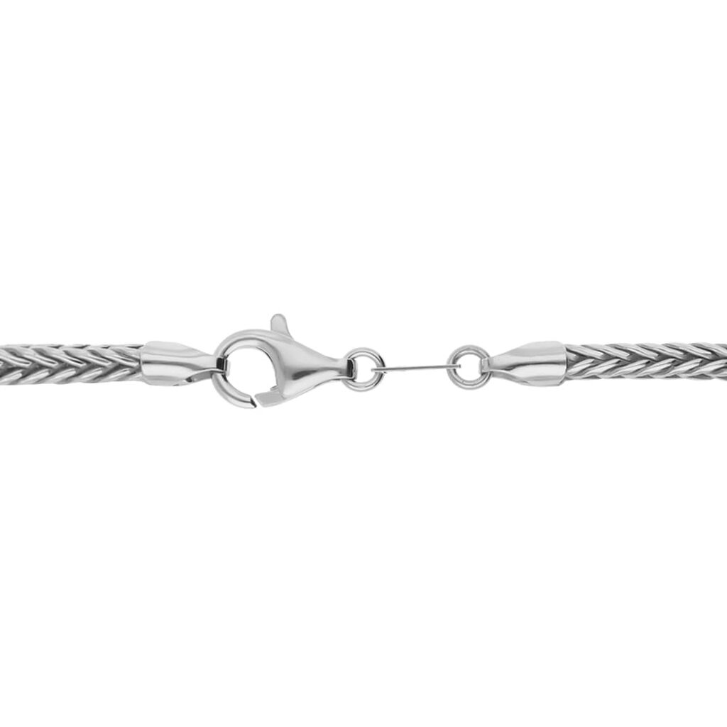 Bracciale Catena Gentleman Argento Rodiato - Bracciali Uomo | Stroili