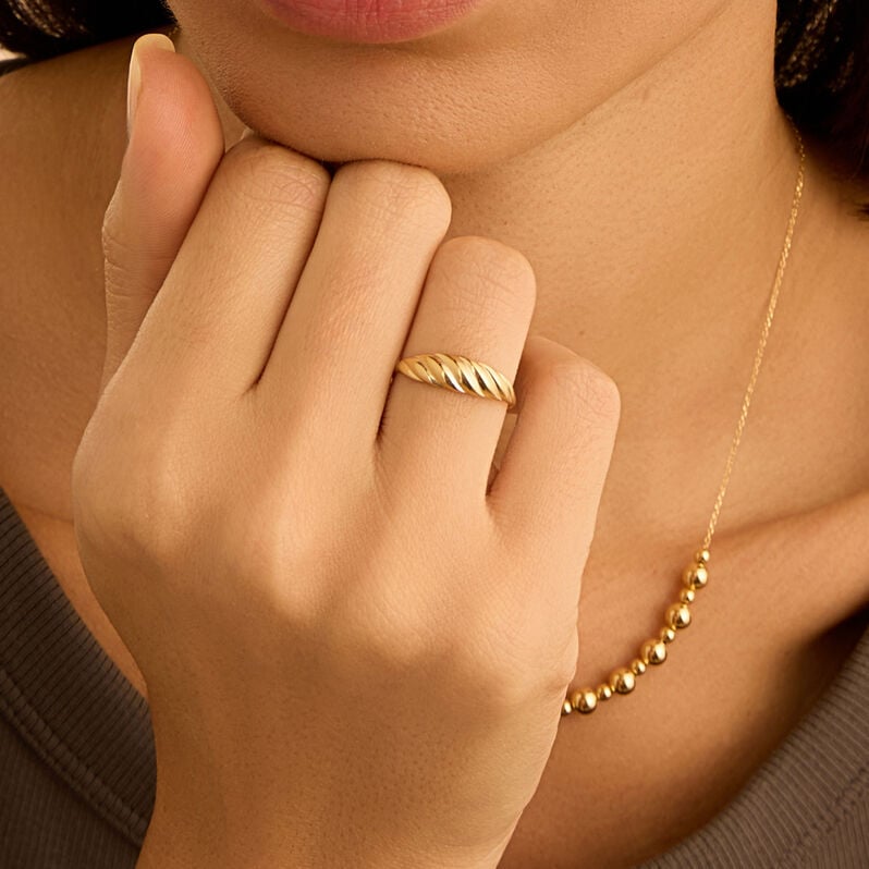 Anello Fantasia Beverly Oro Giallo - Anelli Moderni Donna | Stroili Anello Fantasia Beverly Oro Giallo - Anelli Moderni Donna | Stroili