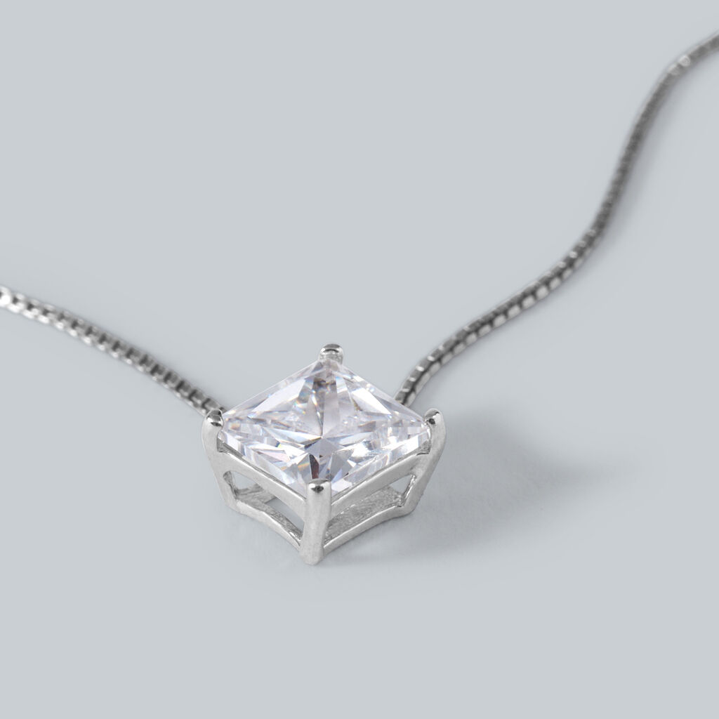Collana Punto Luce Silver Elegance Argento Rodiato Cubic Zirconia - Collane Punto Luce Donna | Stroili