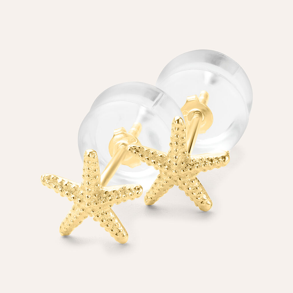 Orecchini Lobo Bon Ton Oro Giallo