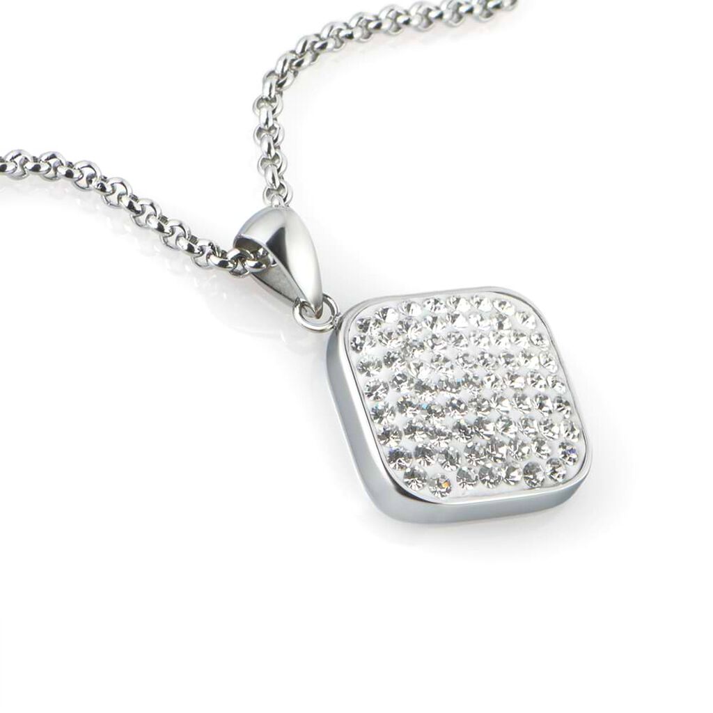 Collana Lady Phantasya Acciaio e Cristalli