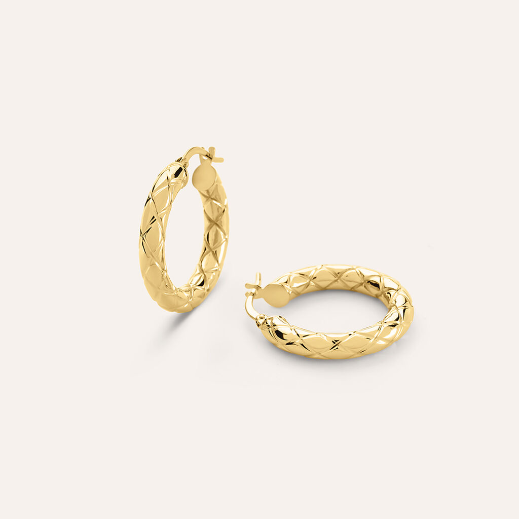 Orecchini A Cerchio Toujours Oro Giallo
