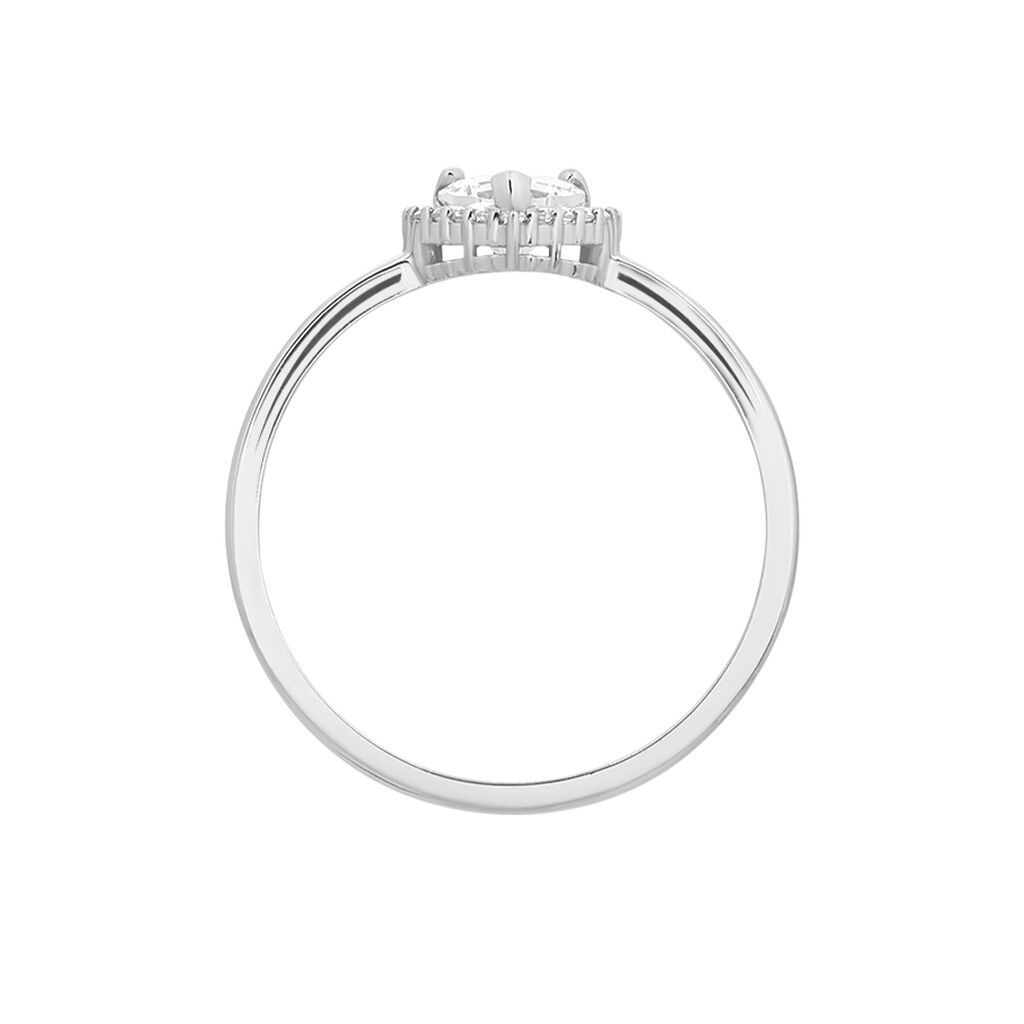 Anello Solitario Claire Oro Bianco Cubic Zirconia - Anelli con Pietre Donna | Stroili
