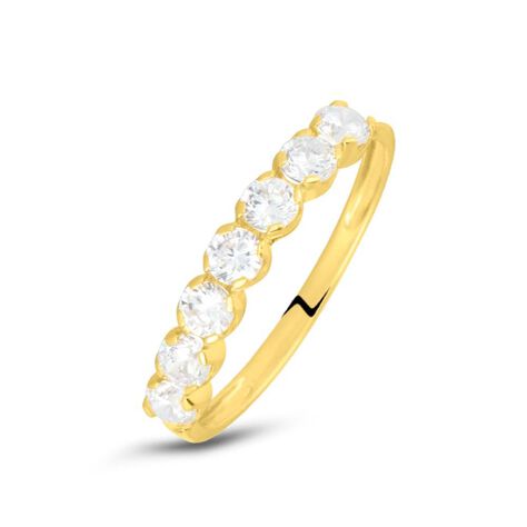 Anello Riviere Claire Oro Giallo Cubic Zirconia - Anelli Riviere Donna | Stroili