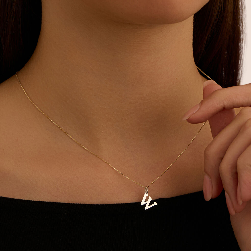 Pendente Poème Oro Bianco