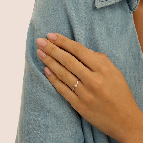 Anello Solitario Valentino Diamotion Oro Giallo Diamante - Anelli con Pietre Donna | Stroili