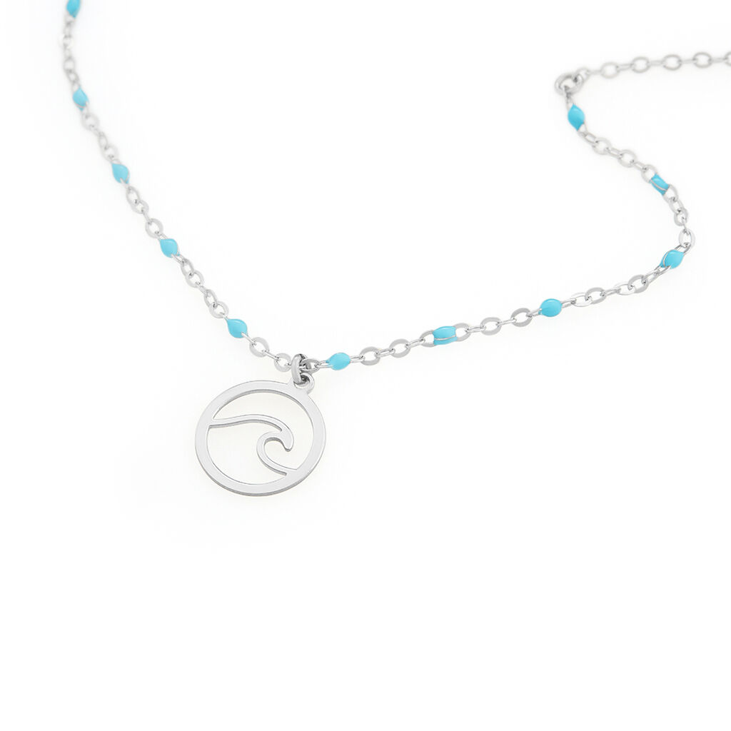 Collana Silver Collection Argento Rodiato Pietra sintetica