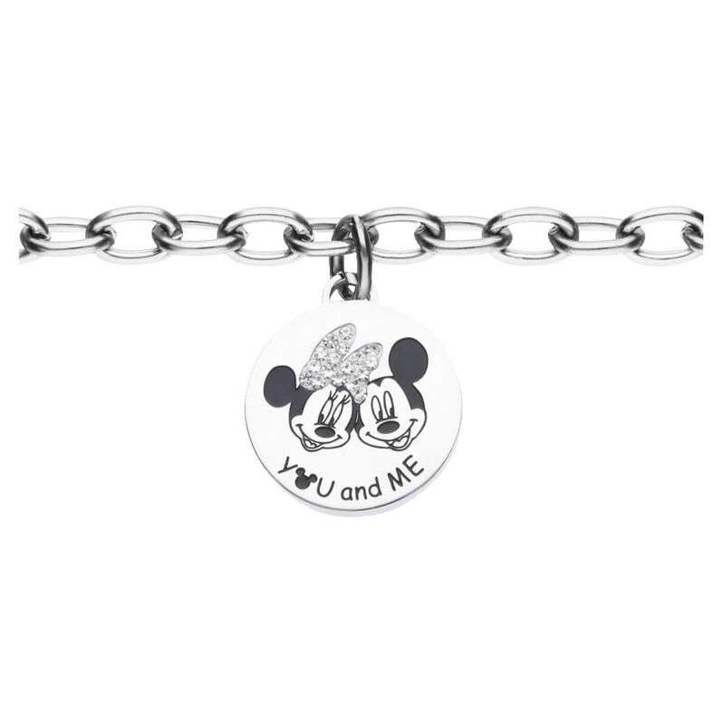Bracciale Lady Message Acciaio Disney e Cristalli - Bracciali Donna | Stroili