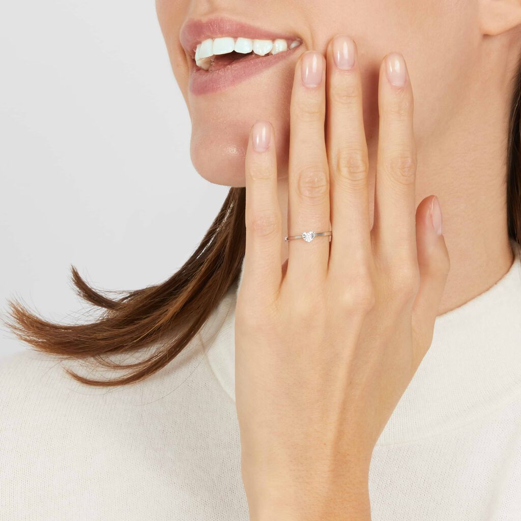 Anello Diamotion Oro Bianco Diamante - Anelli con Pietre Donna | Stroili