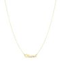 Collana Name Oro Giallo
