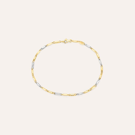 Bracciale Catena Oro Uomo Oro Bicolore - Bracciali Uomo | Stroili