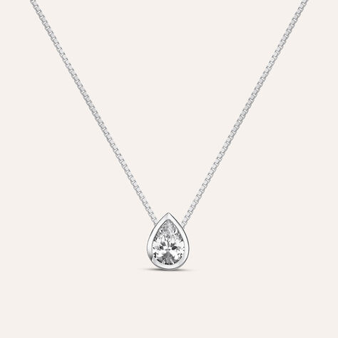Collana Silver Elegance Argento Rodiato Cubic Zirconia - Collane Donna | Stroili