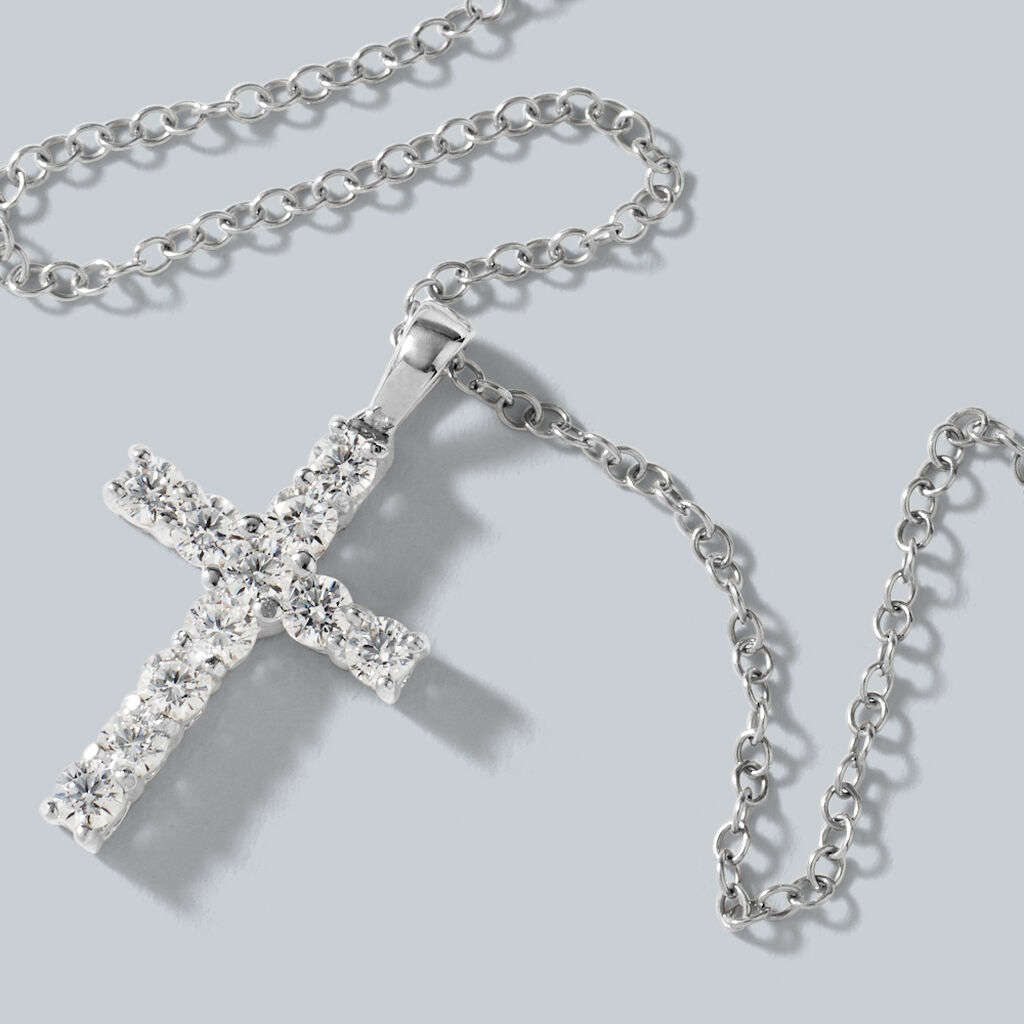 Collana Silver Elegance Argento Rodiato Cubic Zirconia - Collane Donna | Stroili
