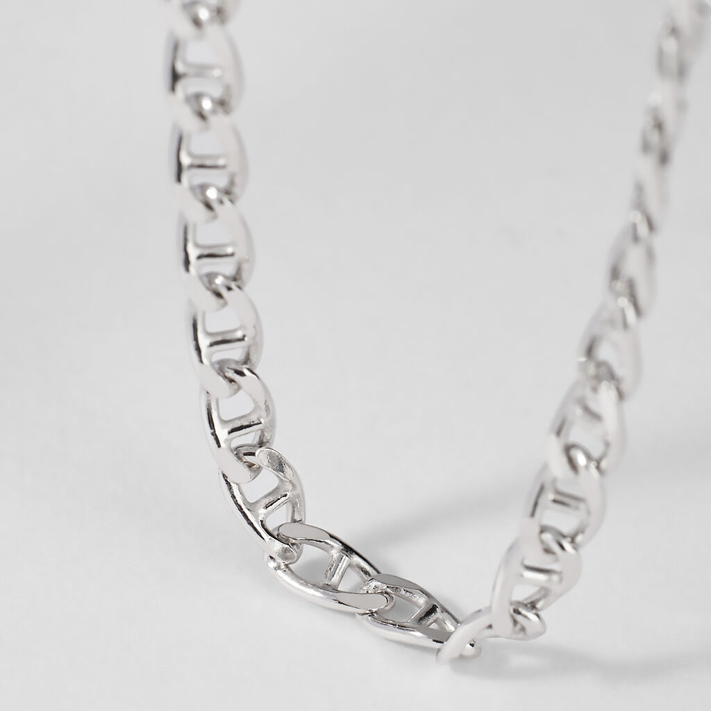 Catena Gentleman Argento Rodiato