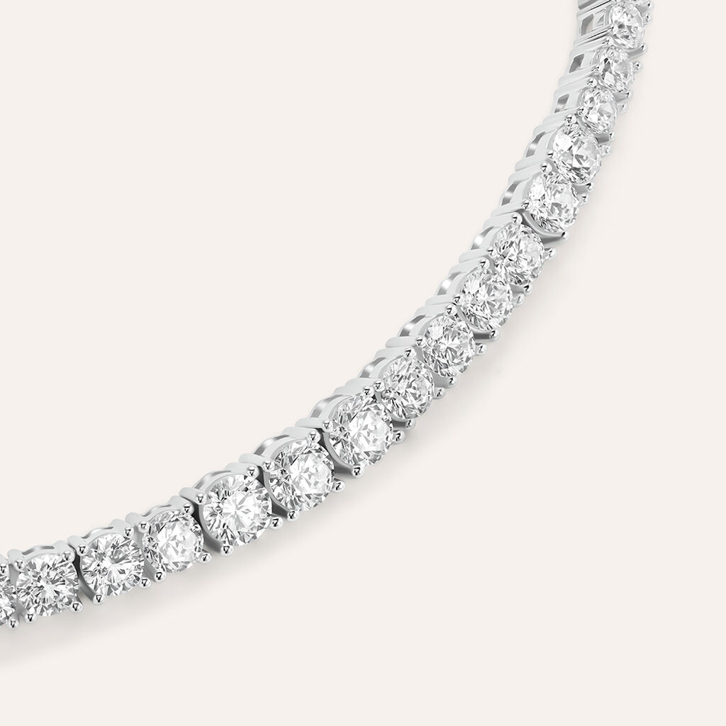 Bracciale Tennis Silver Elegance Argento Rodiato Cubic Zirconia