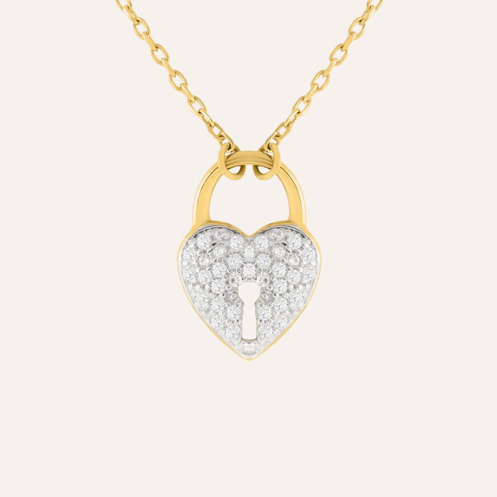 Collana Claire Oro Giallo Cubic Zirconia