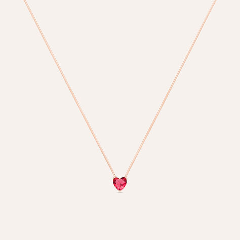 Collana Punto Luce Silver Rainbow Argento Rosa Cubic Zirconia - Collane Punto Luce Donna | Stroili