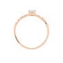 Anello Solitario Claire Oro Rosa Cubic Zirconia