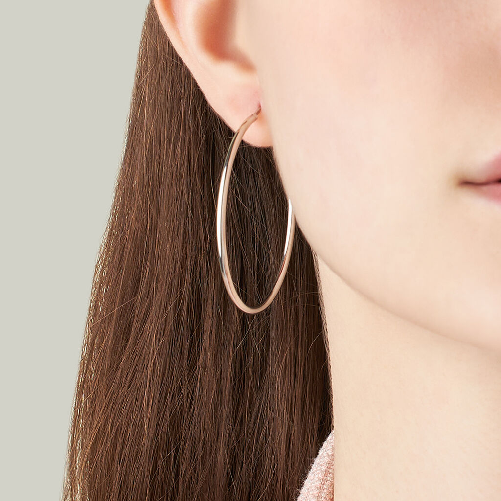 Orecchini A Cerchio Silver Collection Argento Rodiato - Orecchini a Cerchio Donna | Stroili