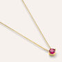 Collana Punto Luce Silver Rainbow Argento Rosa Cubic Zirconia