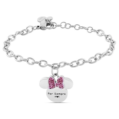 Bracciale Lady Message Acciaio Cristallo - Bracciali con Incisione Donna | Stroili