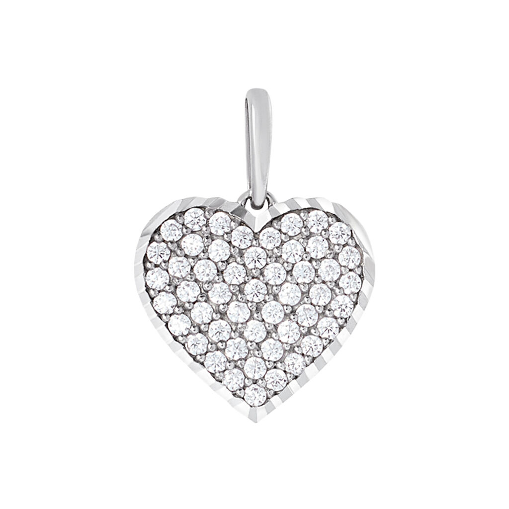 Pendente Poème Oro Bianco Cubic Zirconia