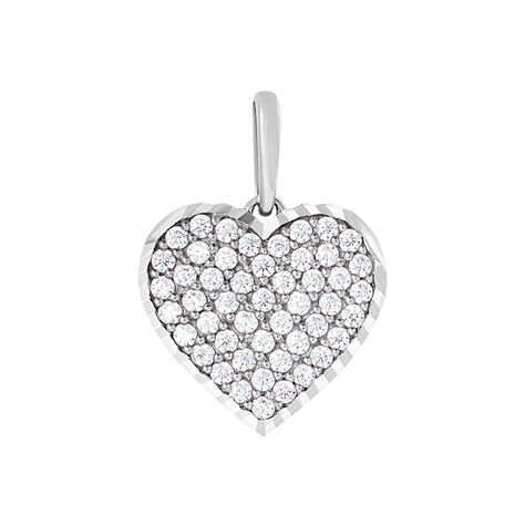 Pendente Poème Oro Bianco Cubic Zirconia - Ciondoli Donna | Stroili