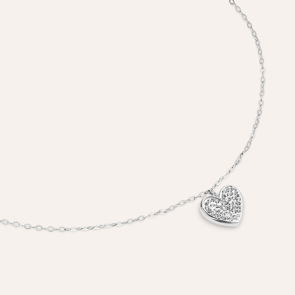 Bracciale Christelle Oro Bianco Cristallo