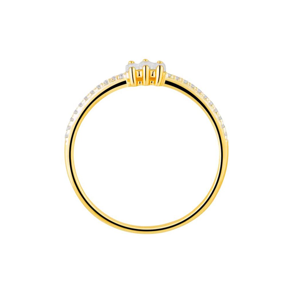 Anello Fantasia Claire Oro Giallo Cubic Zirconia - Anelli con Pietre Donna | Stroili