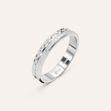 Anello Fedina Silver Collection Argento Rodiato - Anelli con Incisione Unisex | Stroili
