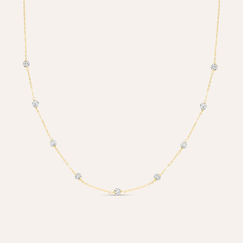 Collana Christelle Oro Giallo Cristallo - Collane Donna | Stroili