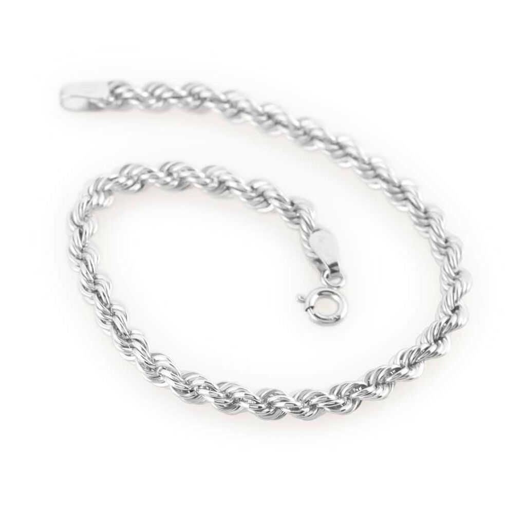 Bracciale Catena Colette Oro Bianco - Bracciali Donna | Stroili