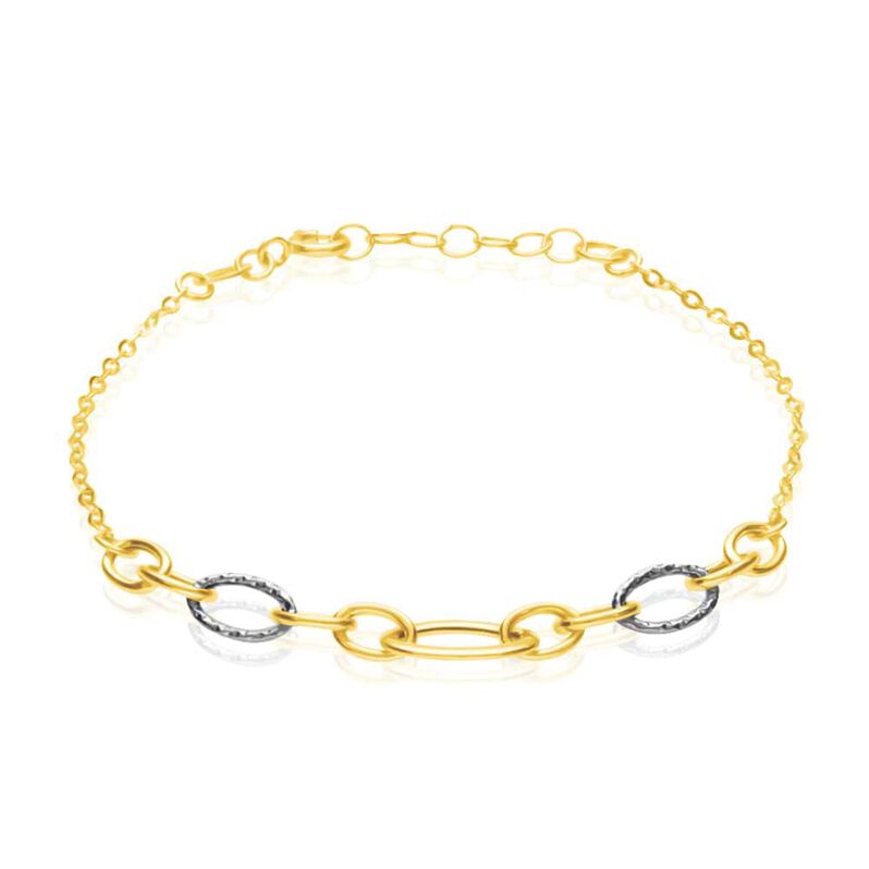 Bracciale Catena Beverly Oro Bicolore - Bracciali Amicizia Donna | Stroili