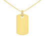 Collana Radiance Acciaio Dorato Cristallo