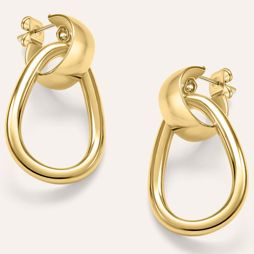 Orecchini Pendenti Gold Essence Oro Giallo