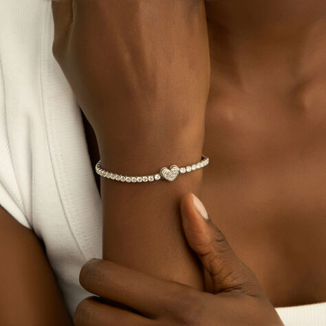 Bracciale Silver Moments Argento Rodiato Cubic Zirconia - Bracciali Amicizia Donna | Stroili