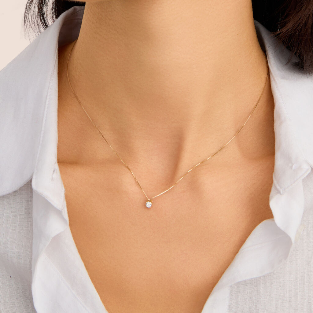 Collana Firmamenti Oro Giallo Diamante