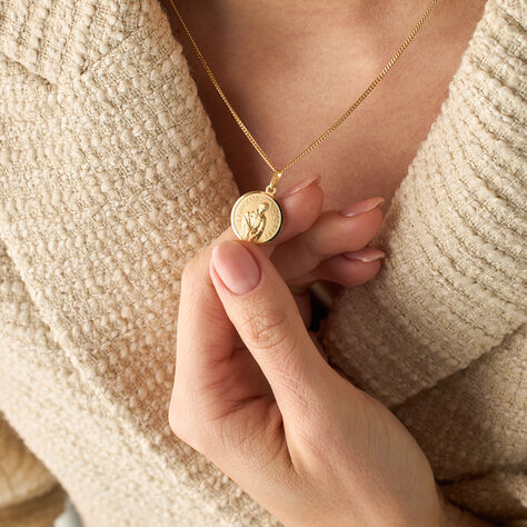 Pendente Holy Oro Giallo - Ciondoli con Incisione Unisex | Stroili