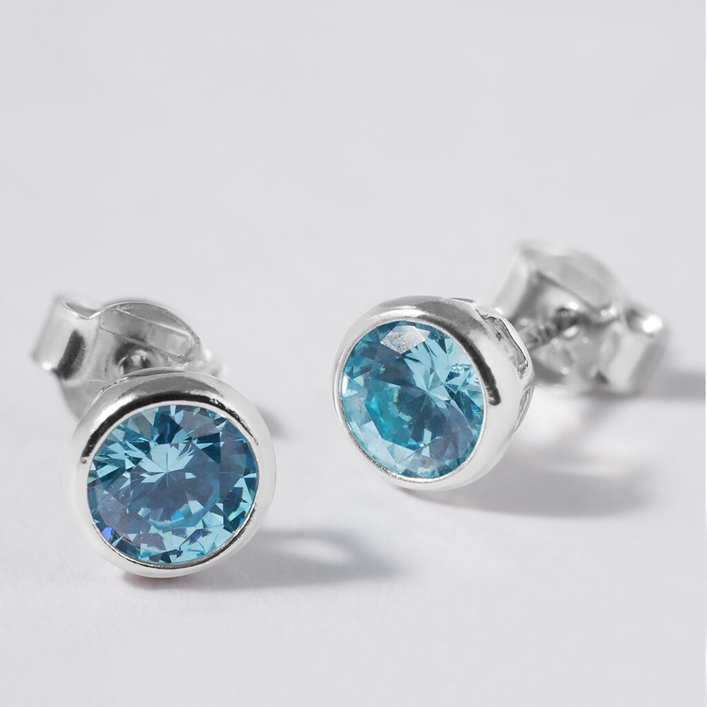 Orecchini Lobo Punto Luce Silver Rainbow Argento Rodiato Cubic Zirconia - Orecchini a Lobo Donna | Stroili