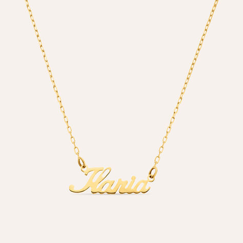 Collana Ilaria Gold Names Oro Giallo - Collane Unisex | Stroili