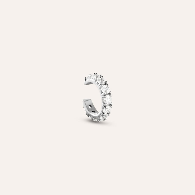 Ear Cuff Aura Acciaio Cubic Zirconia - Ear Cuff Donna | Stroili